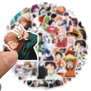 50 Uds. Juego de pegatinas de grafiti de mezcla de dibujos animados geniales para niños, regalo de promoción, calcomanía de papel, decoración de cuaderno, pegatinas de Anime - Product Image 4