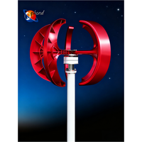 Sistema de Generador de Turbina Eólica Vertical de 20KW, 15KW, 10KW, 5KW con Batería de Iones de Litio para Aplicaciones Domésticas