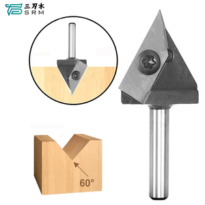 Fraise à rainurer CNC à pointe en carbure, 4 dents, diamètre 1/2 pouce, pour le rabotage du bois, le fraisage et le nivellement des dalles - Product Image 6