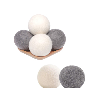 Boules de séchage en laine mérinos bio britannique faites à la main tissu alternatif naturel écologique pour <span class=keywords><strong>le</strong></span> stockage du sèche-linge disques de blanchisserie chaude - Product Image 1