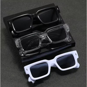 Винтажные Квадратные Солнцезащитные очки, мужские Модные градиентные солнцезащитные очки, женские стильные солнцезащитные очки конфетных цветов, пляжный отдых - Product Image 6