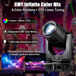 Cabeza móvil LED BSW 3 en 1 de 500W con CMY, CTO y efecto Frost Wash de 8 colores arcoíris para discotecas, bares, <span class=keywords><strong>DJ</strong></span>, fiestas, venta al por mayor personalizada y silenciosa - Product Image 4