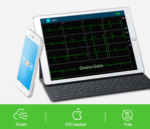 China Fabrikant Medische Apparatuur Distributie Gelijktijdig 12-kanaals <span class=keywords><strong>Ecg</strong></span> Draagbare Draadloze <span class=keywords><strong>Bluetooth</strong></span> In Wit Voor Ziekenhuis - Product Image 2