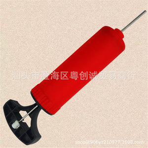 Portable Manual Air Pump For Soccer Balls Syringe Type Inflator Large Size Metal Needle Unisex - Product Image 1