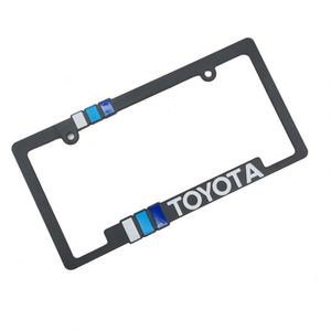 Design Customized Logo Metal License Plate Bracket Creative Car License Plate Decorative Protection <b>Frame</b> - Product Image 3