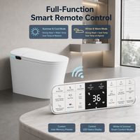Siège de toilette intelligent avec bidet intégré et chauffage automatique pour salle de bain, cuvette de WC en céramique, équipement sanitaire pour catalogues de vente au détail