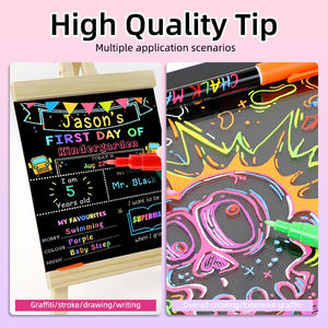 <span class=keywords><strong>Rotulador</strong></span> OEM de punta fina de 1mm <span class=keywords><strong>para</strong></span> ventana, <span class=keywords><strong>rotulador</strong></span> de vidrio líquido con tinta a base de agua <span class=keywords><strong>borrable</strong></span> <span class=keywords><strong>para</strong></span> una escritura precisa <span class=keywords><strong>en</strong></span> vidrio, secado/limpieza fácil - Product Image 4