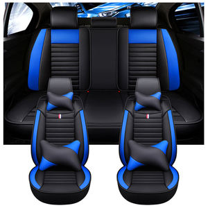 5D evrensel PVC deri araba klozet kapağı araba ile en uygun konfor ve stil için koltuk minderi tam Set - Product Image 1