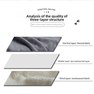 Couverture pour animaux de compagnie en polaire Sherpa épaisse, réversible, douce, imperméable et anti-urine, en promotion - Product Image 5