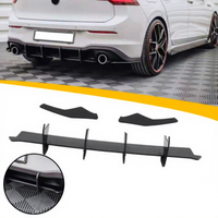 Nouveau design amélioré, diffuseur de pare-chocs arrière en fibre de carbone de style Max pour VW Volkswagen Golf 8 MK8 GTI