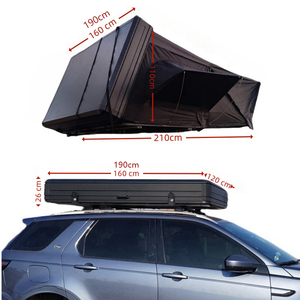<span class=keywords><strong>Tente</strong></span> <span class=keywords><strong>de</strong></span> <span class=keywords><strong>toit</strong></span> pour SUV 4x4 tout-terrain <span class=keywords><strong>avec</strong></span> annexe, ouverture latérale, toile <span class=keywords><strong>de</strong></span> camping double couche, imperméable quatre saisons, 3-4 personnes - Product Image 2