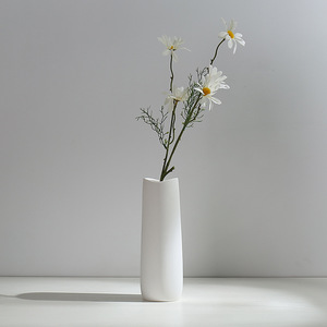Jarrón de Flores Secas Artístico Blanco, Cerámico, Hidropónico, para Arreglos Florales, <span class=keywords><strong>Gesta</strong></span>, para Sala de Estar, Moderno, Ahorra Agua, Duradero - Product Image 3
