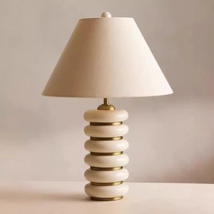 Phong cách cổ điển phòng khách gốm trang trí bảng đèn mộc mạc phong cách chủ phòng ngủ cao cấp cạnh giường ngủ đèn led e26 e27 ce được liệt kê - Product Image 2