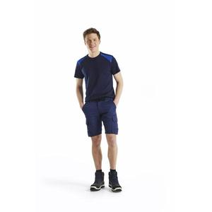 BLAKLADER - 144618328985C46 Pantalones cortos industriales elásticos Azul marino/Azul aciano-PANTALÓN DE TRABAJO EAN 7330509758090 PANTALONES CORTOS DE TRABAJO - Product Image 3