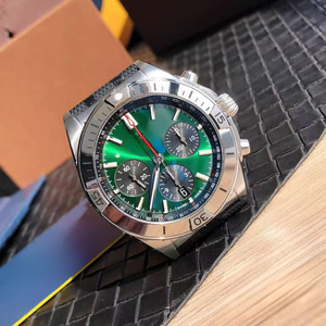 Reloj de Hombre de Lujo Discreto con Esfera Verde, Más Vendido, Movimiento Complejo, Resistente al Agua, Luminoso, Deportivo y Ejecutivo - Product Image 3