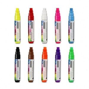 Juego de Marcadores de Tiza Líquida con Punta de Fibra Personalizados para Niños, para Dibujar, Pintar y Escribir en Ventanas, Pizarras Blancas, Venta al por Mayor - Product Image 1