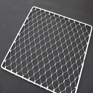 Özel kesme hizmeti ile büyük açık kuş Aviary paslanmaz çelik tel halat örgü kafes dokuma tekniği - Product Image 3