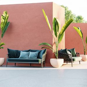 Salon de loisirs en plein air de luxe patio en aluminium ensemble de canapés de <span class=keywords><strong>jardin</strong></span> en rotin de luxe meubles de bateau et yacht en plein air - Product Image 2