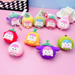 Jouets pour bébés en forme de fruits OEM, en matériau TPR, jouet <span class=keywords><strong>anti</strong></span>-<span class=keywords><strong>stress</strong></span> mignon, balle sensorielle, cadeau pour enfants, jouets sensoriels pour les enfants de 14 ans et plus - Product Image 5