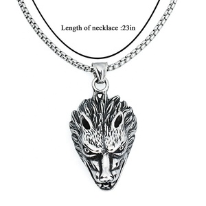 <span class=keywords><strong>Collana</strong></span> <span class=keywords><strong>con</strong></span> ciondolo cubano in acciaio inossidabile personalizzata di alta qualità da uomo <span class=keywords><strong>con</strong></span> catena a maglie alla moda <span class=keywords><strong>con</strong></span> Design animale - Product Image 2