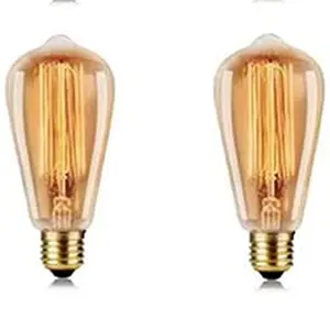 Ampoule LED ST64 40W E26 E27 220V, ampoules halogènes rétro Edison, meilleures ventes