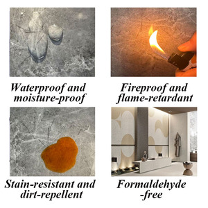 New Arrival Chất lượng cao tráng tủ bếp phòng tắm Glossy SPC + UV Panel tường trang trí nội thất hiện đại Thiết kế đồ họa - Product Image 4