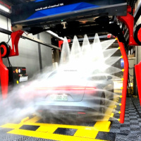 Berührungslose Autowaschanlage Kommerzielles Autowaschsystem Intelligente Überwachung für Unbemannte Autowaschstation-Betrieb