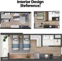 Meilleures ventes de maisons faciles à assembler, caravane, casas container, casas prefabricadas modernes, maisons préfabriquées
