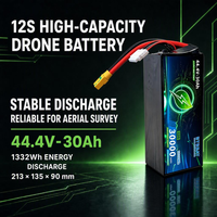 Baterai Li-ion Semi-Solid 12S 44.4V 30000mAh untuk Drone Angkut Berat & Penyelamatan Kebakaran, Bersertifikasi UN38.3 dan MSDS