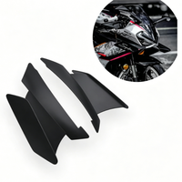 Carénage universel monobloc Amotime avec spoiler, protection aileron de requin et déflecteur inférieur pour pièces personnalisées CFMOTO 675SR