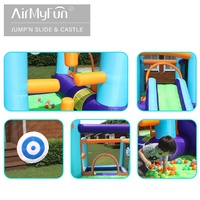 Glissière d'escalier gonflable avec piscine, château Jumper pour enfants, maison gonflable, vente en gros, cm