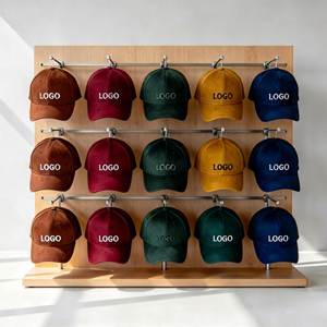 High-Quality Luxury 6 Panel 100% Cotton Suede Baseball Cap Low-Profile Dad Hat Fashion Hip Hop Sport Cap Suede Hats Baseball Cap - Product Image 1