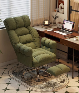 Comoda <span class=keywords><strong>Poltrona</strong></span> Relax per Camera da Letto, <span class=keywords><strong>Scrivania</strong></span> <span class=keywords><strong>e</strong></span> Dormitorio, Sedia con Braccioli per il Tempo Libero - Product Image 4