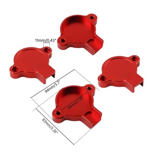 ฝาครอบวาล์วโซลินอยด์ Auso-Racing สีแดง อลูมิเนียมอัลลอย 4 ชิ้น สำหรับ Subaru Brz Toyota 86 Gr86 Fr-S - Product Image 2