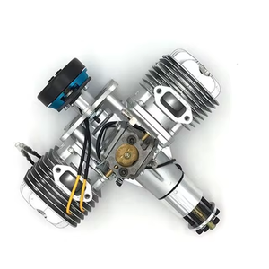 Original DLE120 <b>Gasoline</b> Engine UAV Power System 180W Exhaust 120CC Twin Cylinder Power Generation System RC Airplane Model UAV - Product Image 1