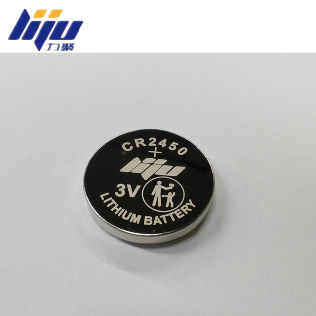 Liju CR2450 3V 600mAh Primary Lithium Button Cell Battery for Calculator LED Light Remote Control Home Appliances & Toys