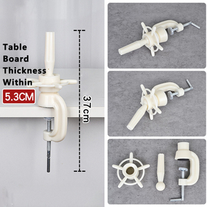 Новый дизайн, профессиональная стабильная педаль для ног, <span class=keywords><strong>3</strong></span> держателя, манекен, Холщовый блок, штатив, парик, подставка для нескольких париков, дисплей - Product Image 4