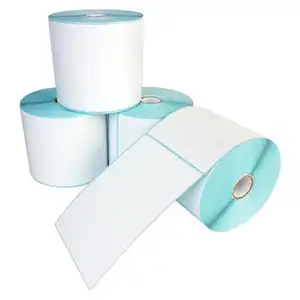 4''x 6'' 500 lables/roll Factory Custom Printing Self-Adhesive Label Roll