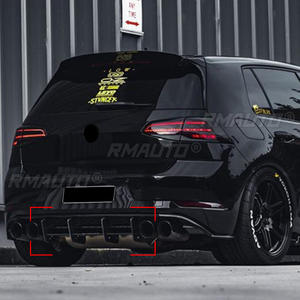 Pour VW Golf 7.5R Kit Carrosserie Spoiler Arrière, Lame de Spoiler Arrière, Protection de Pare-chocs, Cache de Protection, Accessoires Auto - Product Image 4