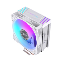 Enfriador de CPU LOVINGCOOL P400 Pro para PC, 5V ARGB, Ventilador Hidráulico Silencioso, Rodamiento Fluido, 4 Tubos de Calor de Cobre, 170W TDP para Juegos Intel