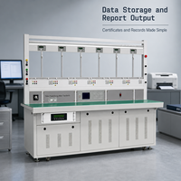Dispositif de vérification de compteur d'énergie électrique TC3018-6, banc de calibrage triphasé à six positions avec calibrage de compteur standard