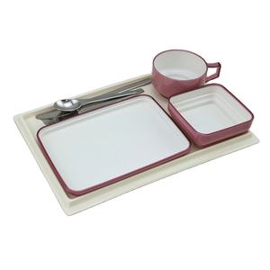 ถาดพลาสติกสำหรับบริการเครื่องบินมีฝาปิดถาดแบ่งเสิร์ฟอาหาร - Product Image 5