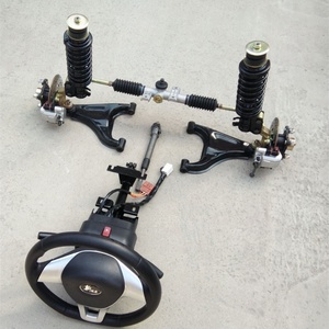 Conjunto <span class=keywords><strong>de</strong></span> eje trasero Go Kart con volante y neumáticos 60V 72V 2500W 3000W <span class=keywords><strong>Motor</strong></span> sin escobillas - Product Image 4