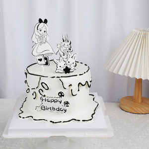 Neue hand gezeichnete Art <span class=keywords><strong>Astronaut</strong></span> Geburtstags torte Dekoration Cartoon Space Cake Topper zum Backen Dekoration - Product Image 2