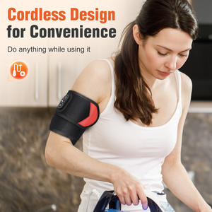 Cordless <b>Heating</b> <b>Wrap</b> Vibrator Belt & Wrist Band 660-850nm Red Light for Hand, Wrist, Ankle, <b>Neck</b>, Elbow - Product Image 6