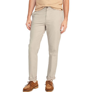 Pantalones chinos para hombre de tela gruesa con interior cepillado y sarga térmica para mayor comodidad climática y versatilidad en capas para diferentes estaciones. - Product Image 1