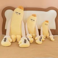 Coussin en peluche longue et douce en forme de fruit, motif couronne de mangue et visage souriant, 3 styles, pour chambre, bureau, cadeau