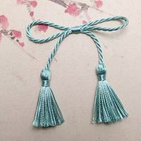 Accessori all'ingrosso in poliestere 100% ecologico con doppia nappa per borse, scarpe e abbigliamento, taglia piccola
