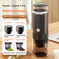 Machine à café électrique rechargeable par USB, en plastique, compatible avec les capsules KCUP, portable pour la voiture, la maison et l'extérieur, avec batterie de 1200 mAh