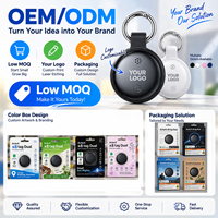 Localisateur d'objets intelligent à double système compatible Apple Find My et Google Find Hub, étanche, anti-perte, pour les voyages en extérieur et les soins des animaux de compagnie
